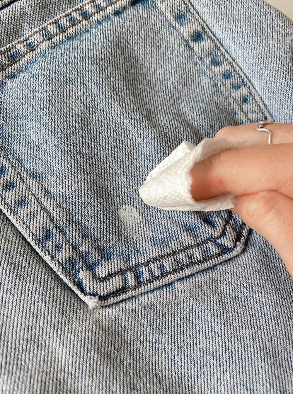 How to Fix Mistakes on Painted Denim