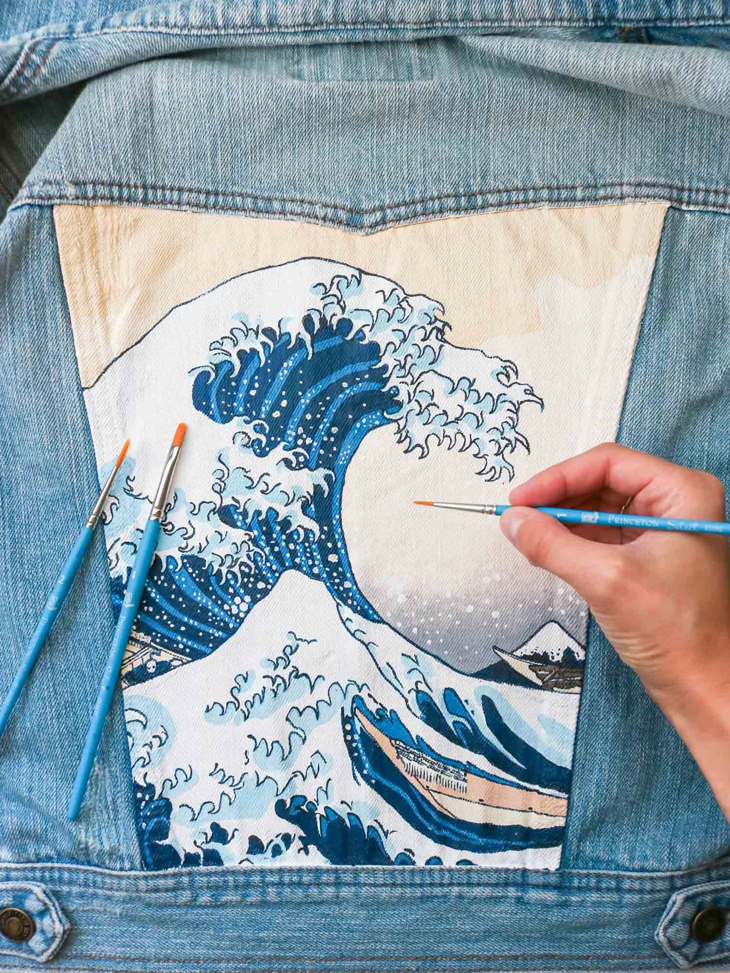 Textile Paint How To Seal Acrylic Paint On Jeans Fabric Medium For