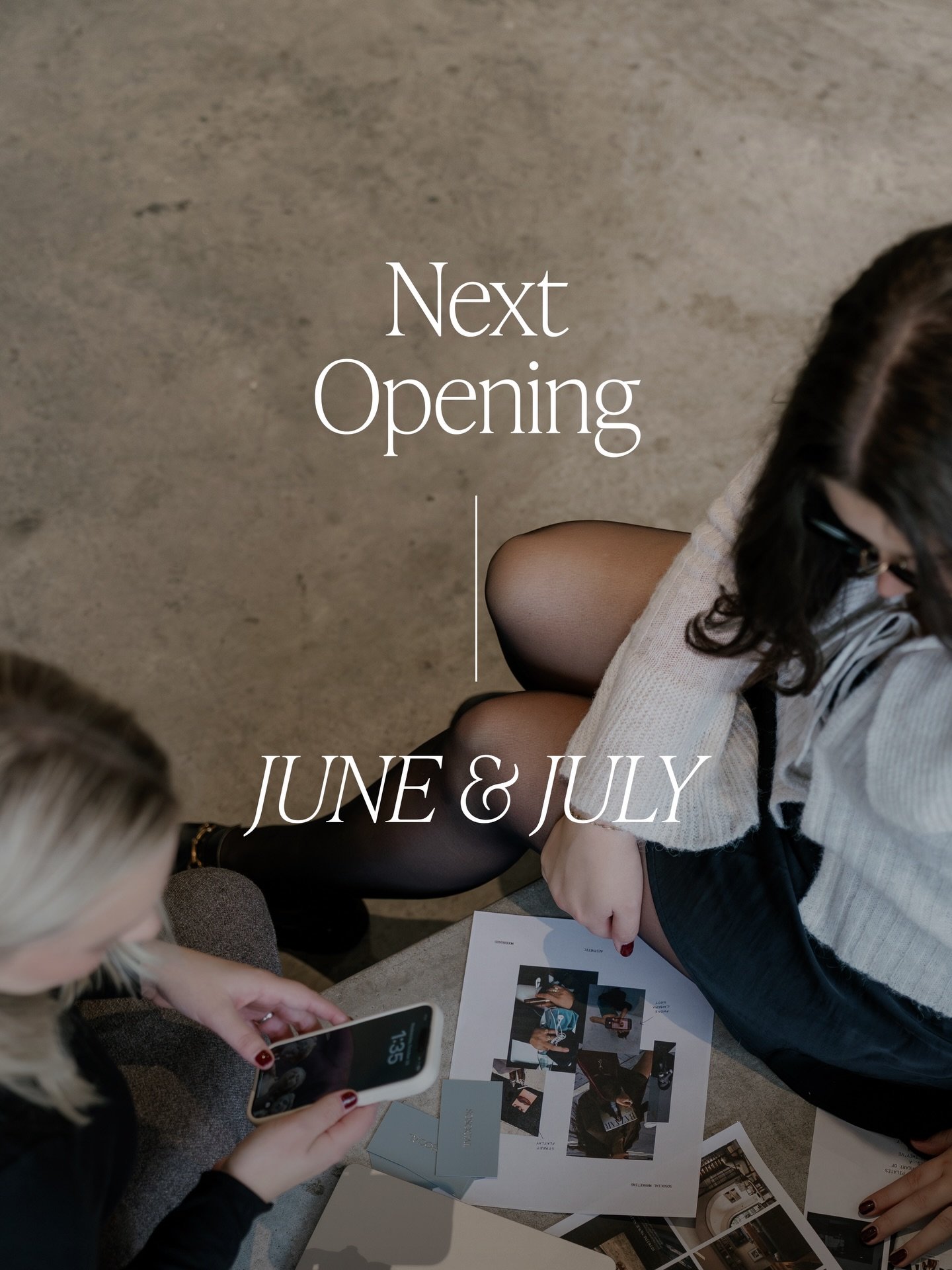 We&rsquo;re officially fully booked for April + May 🤍

If you&rsquo;ve been thinking about reaching out, now&rsquo;s the time ⏳ Our waitlist is currently booking into June and July. 

Get in touch at our website in bio, we can&rsquo;t wait to hear f