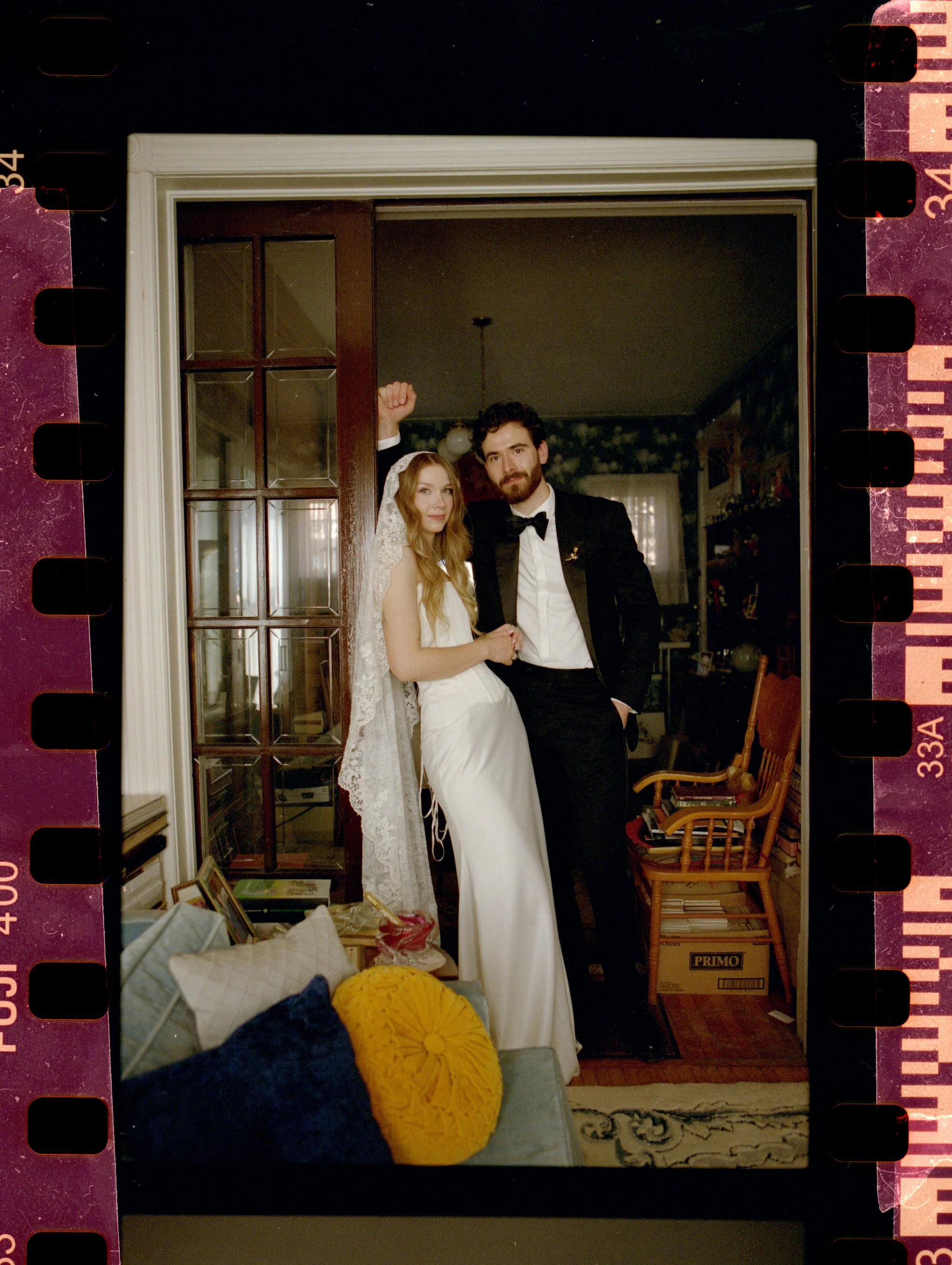 Emily + Andre | Vintage Inspired Backyard Wedding, London