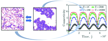 Sustained order–disorder transitions in a model colloidal system driven by rhythmic crosslinking