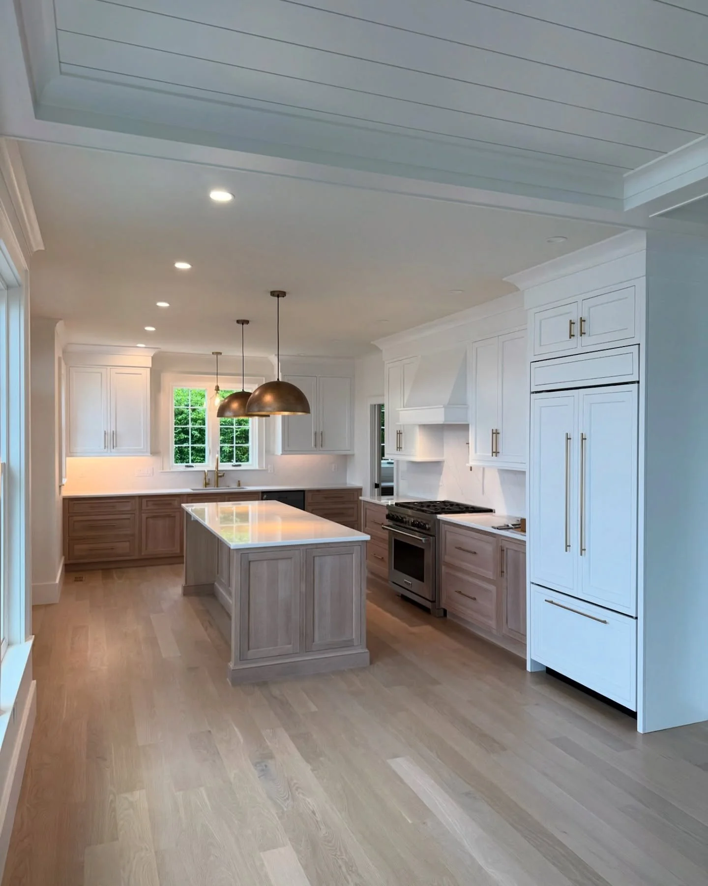 Interior &ldquo;after &amp; before&rdquo; of the Downer Ave project