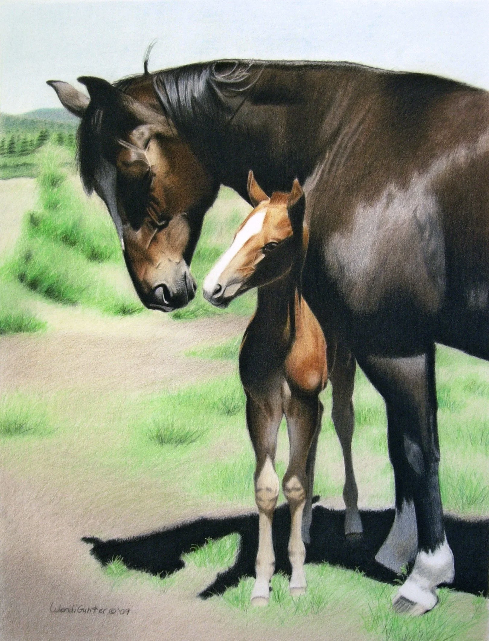 "Tender Moment", Giclee Print