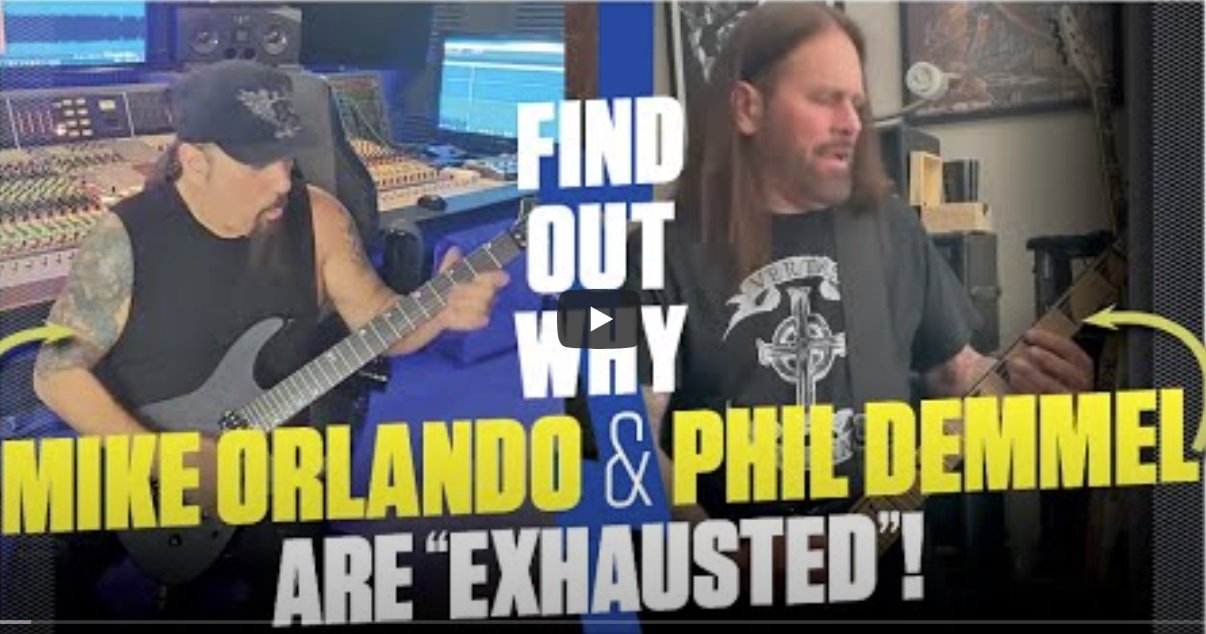 WATCH + LISTEN: “Exhausted” Guitar Playthrough Video” OUT NOW! Guitar World Magazine Exclusive!