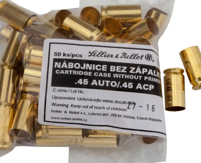 S&B Brass .45Auto, .45ACP (Hülsen) V316502