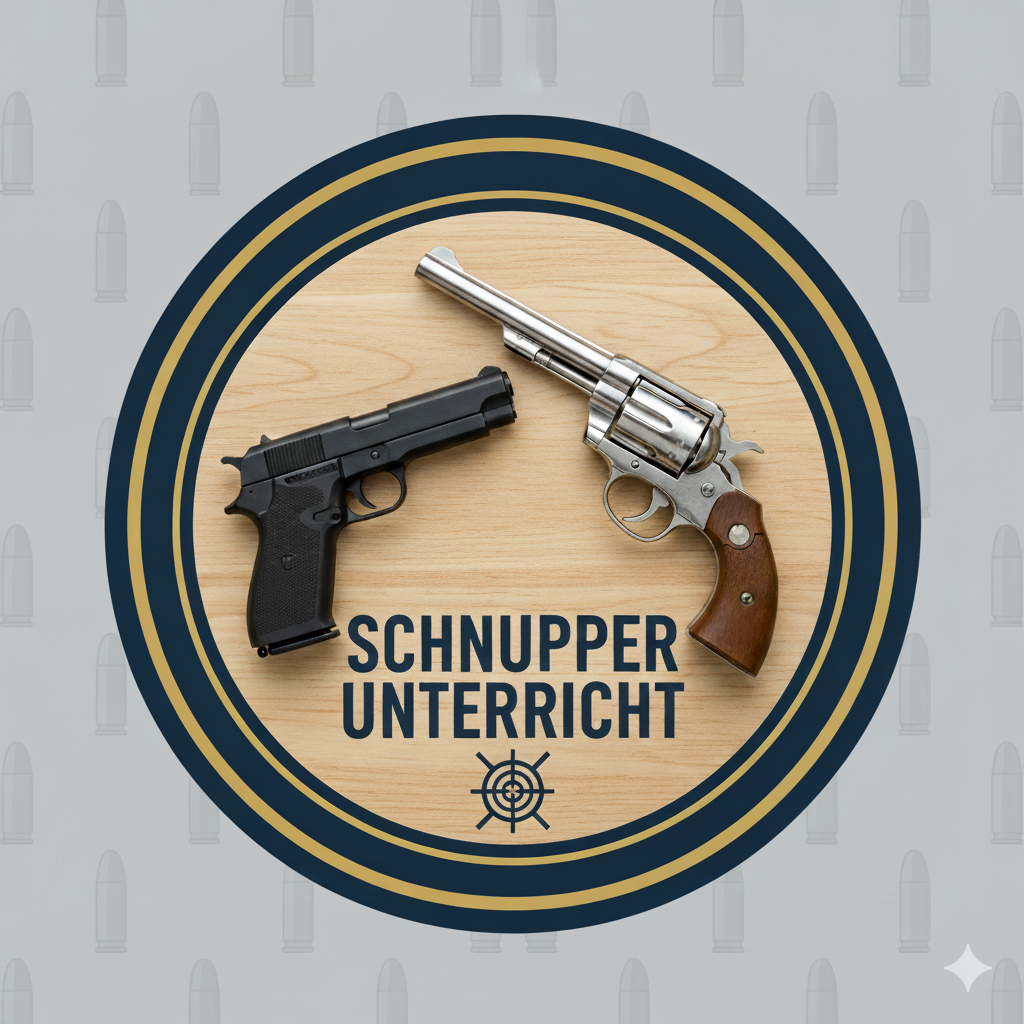 Schnupper Unterricht Pistole und Revolver