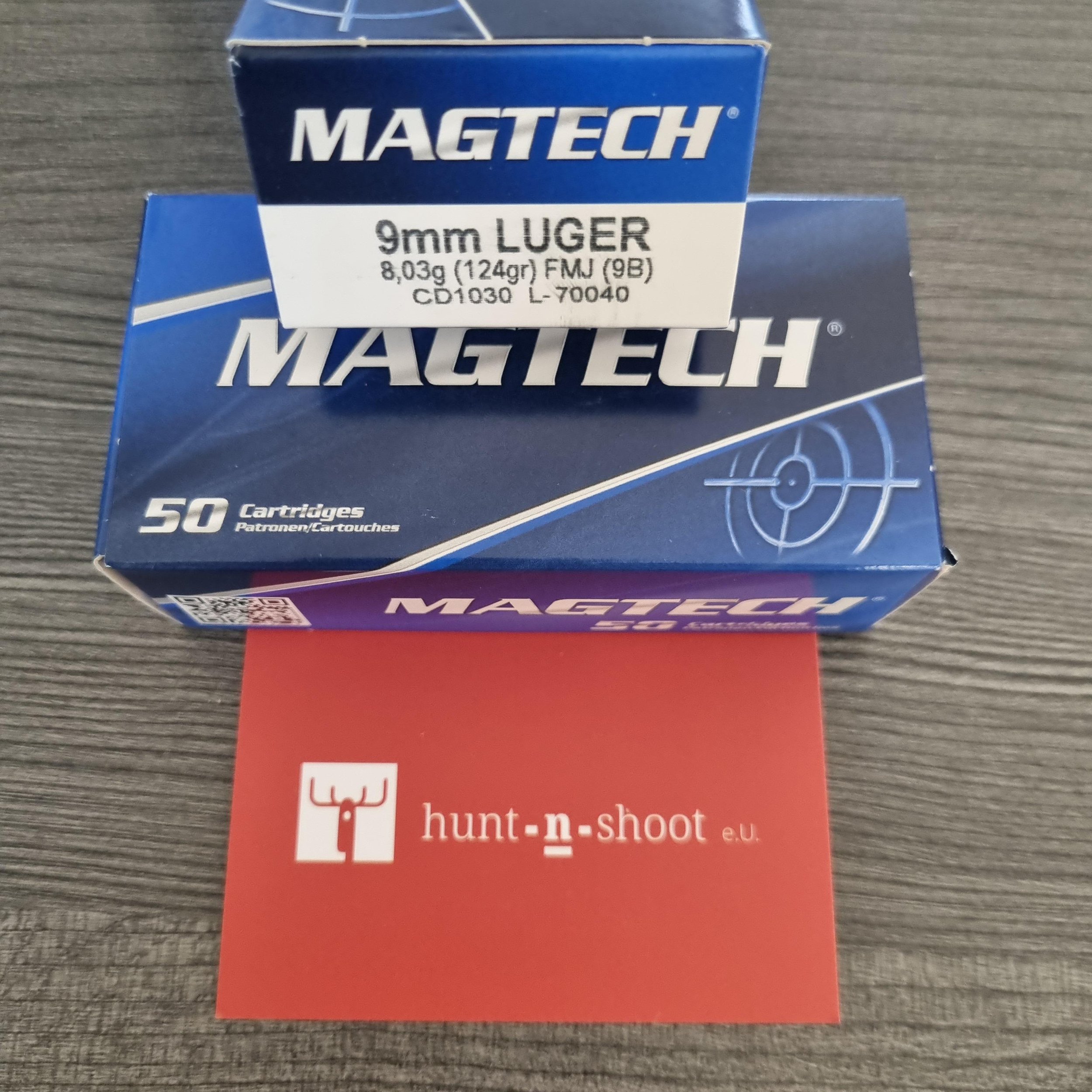 Magtech Munition 9mm Luger FMJ 124grs (Ammo) 9B