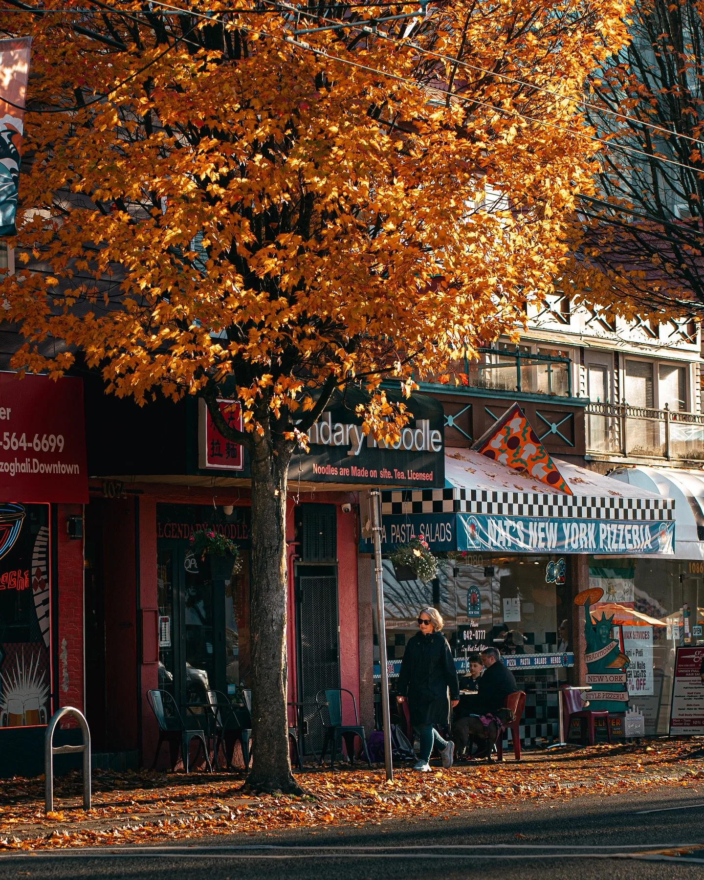 Colours of Fall in Vancouver 
The love for street photography is always there. 
.
.
.
#towhidb #creativeoptic #creativeart #photographer #streetphoto_color #street_storytelling #igmood #fallmood #autumncolors🍁 #natgeoyourshot #vancity #vancityfeatur