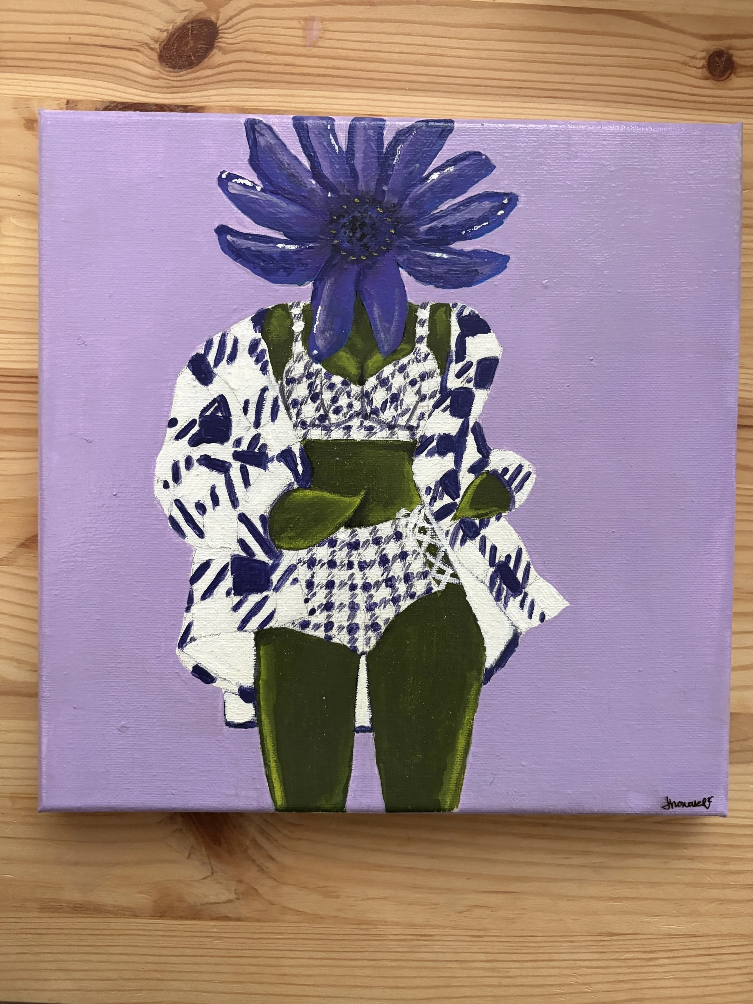 Purple Alaia, 10x10