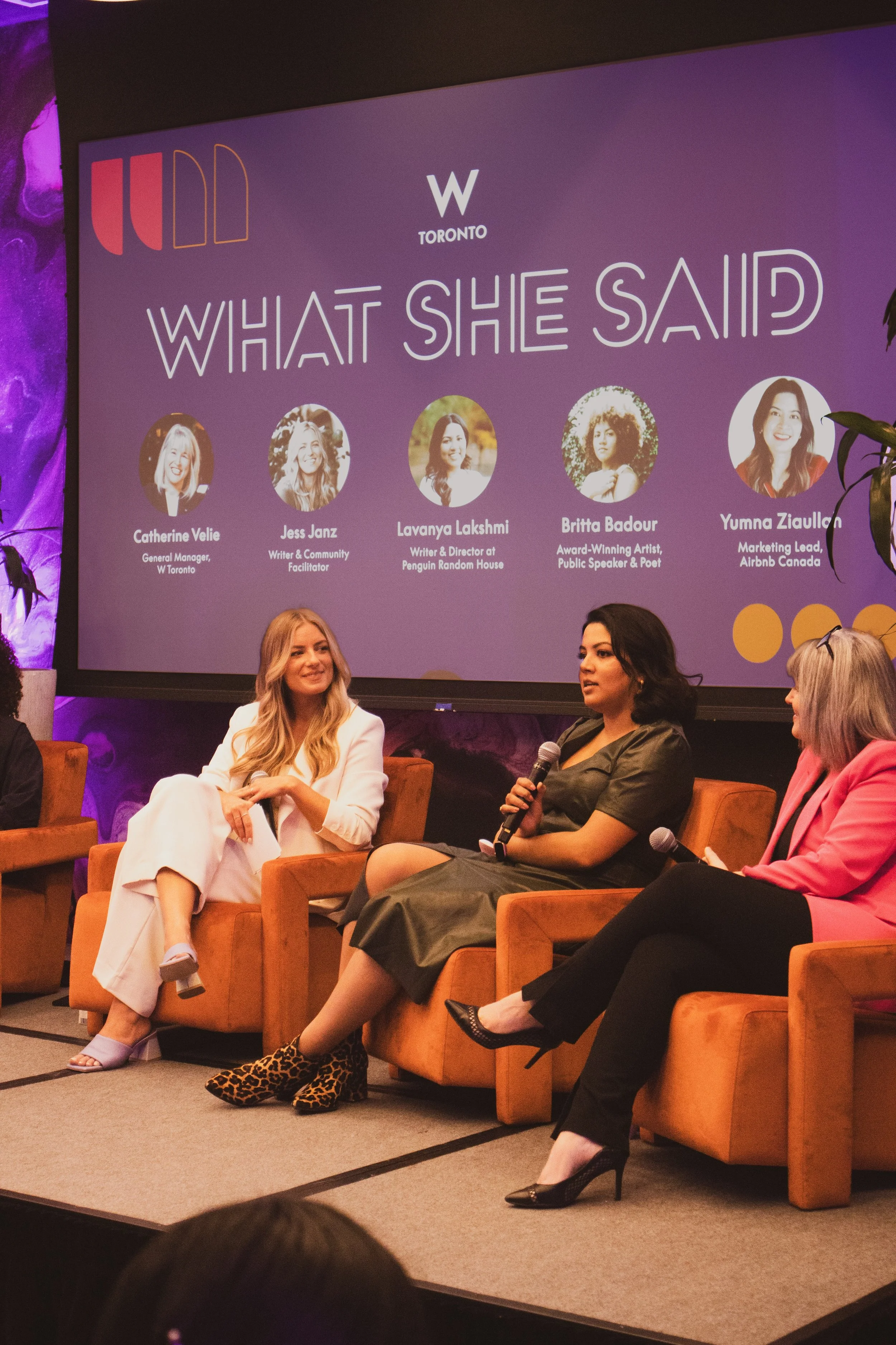 Speaking on an International Women's Day Panel at the W Hotel