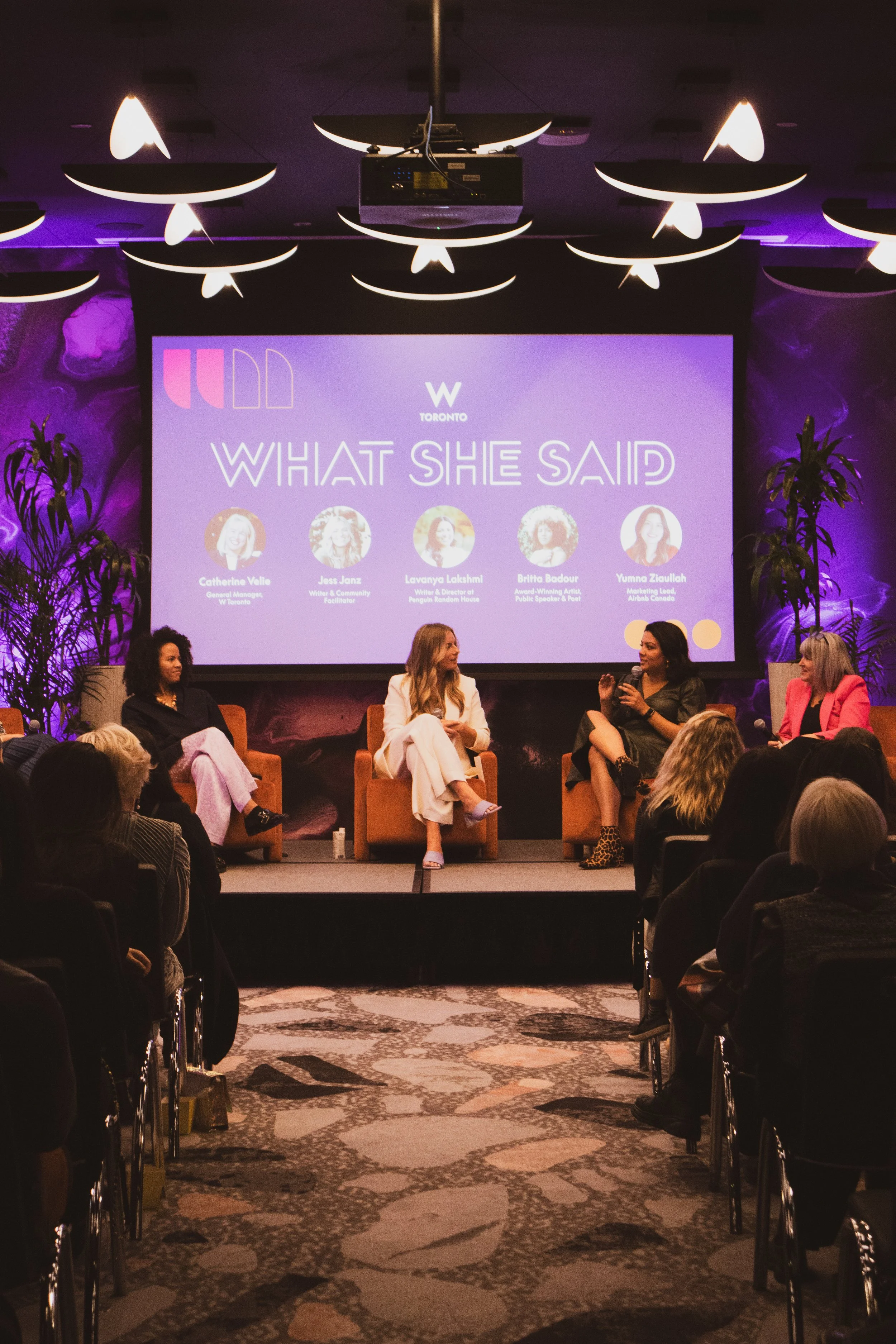 Speaking on an International Women's Day Panel at the W Hotel