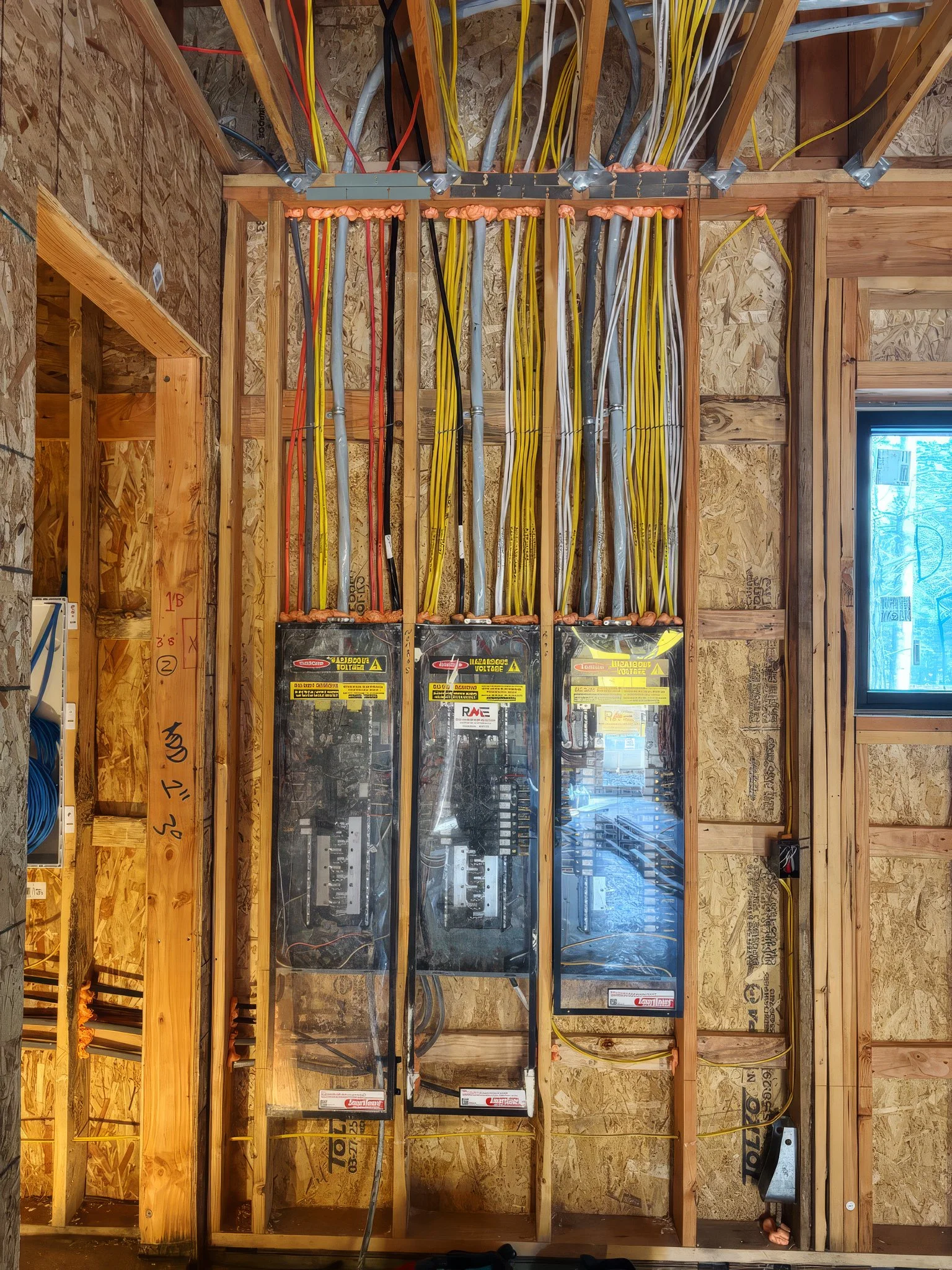 A residential home electrical panel by Red Mountain Electric located in Cle Elum, WA. 