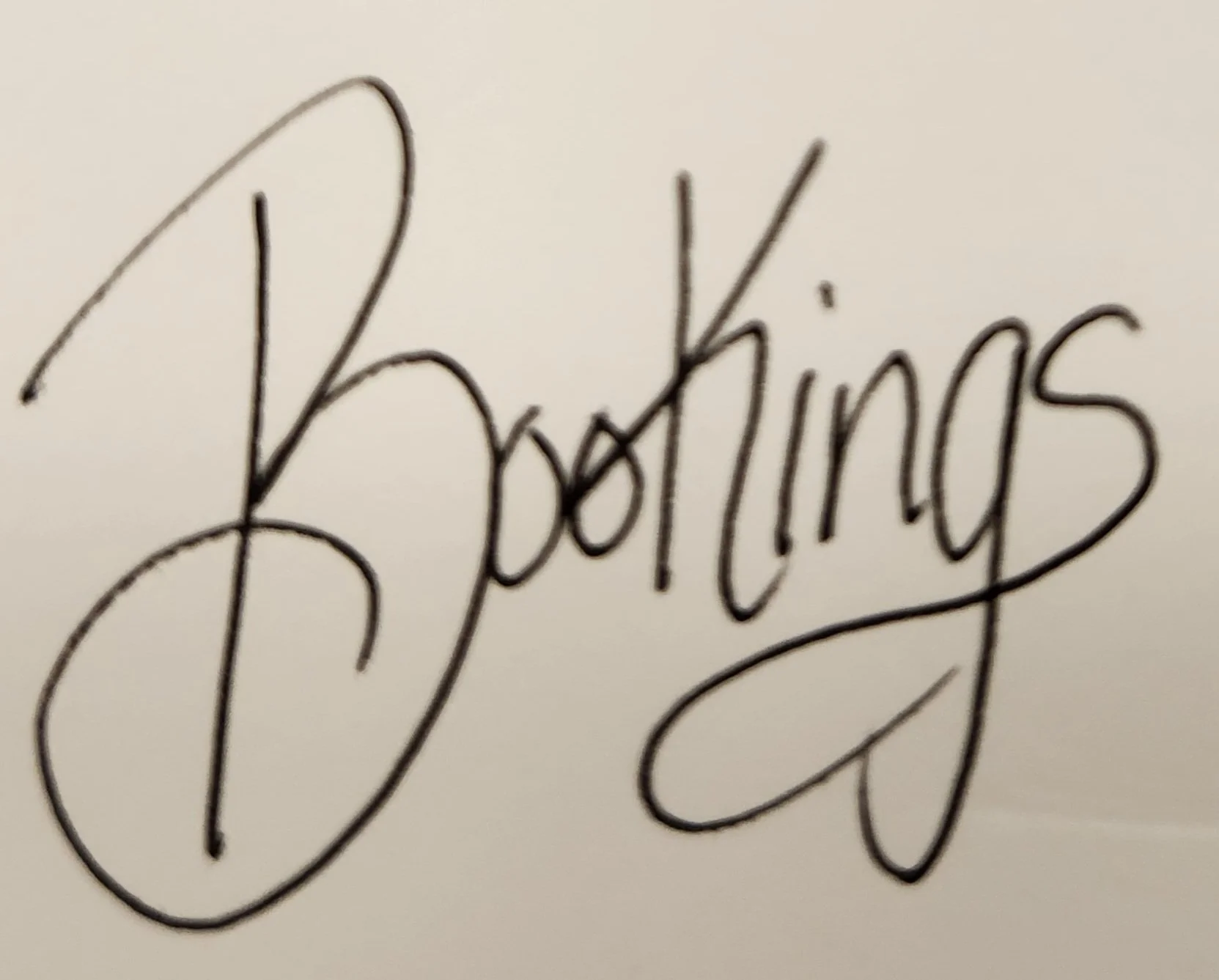 Handwritten word 'Blessings' with decorative cursive style.