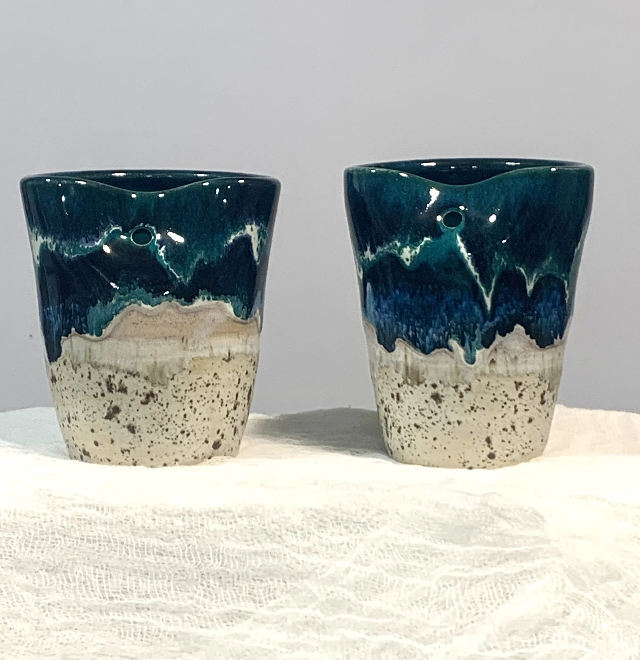 Coastal Beach Glaze Travel Mug