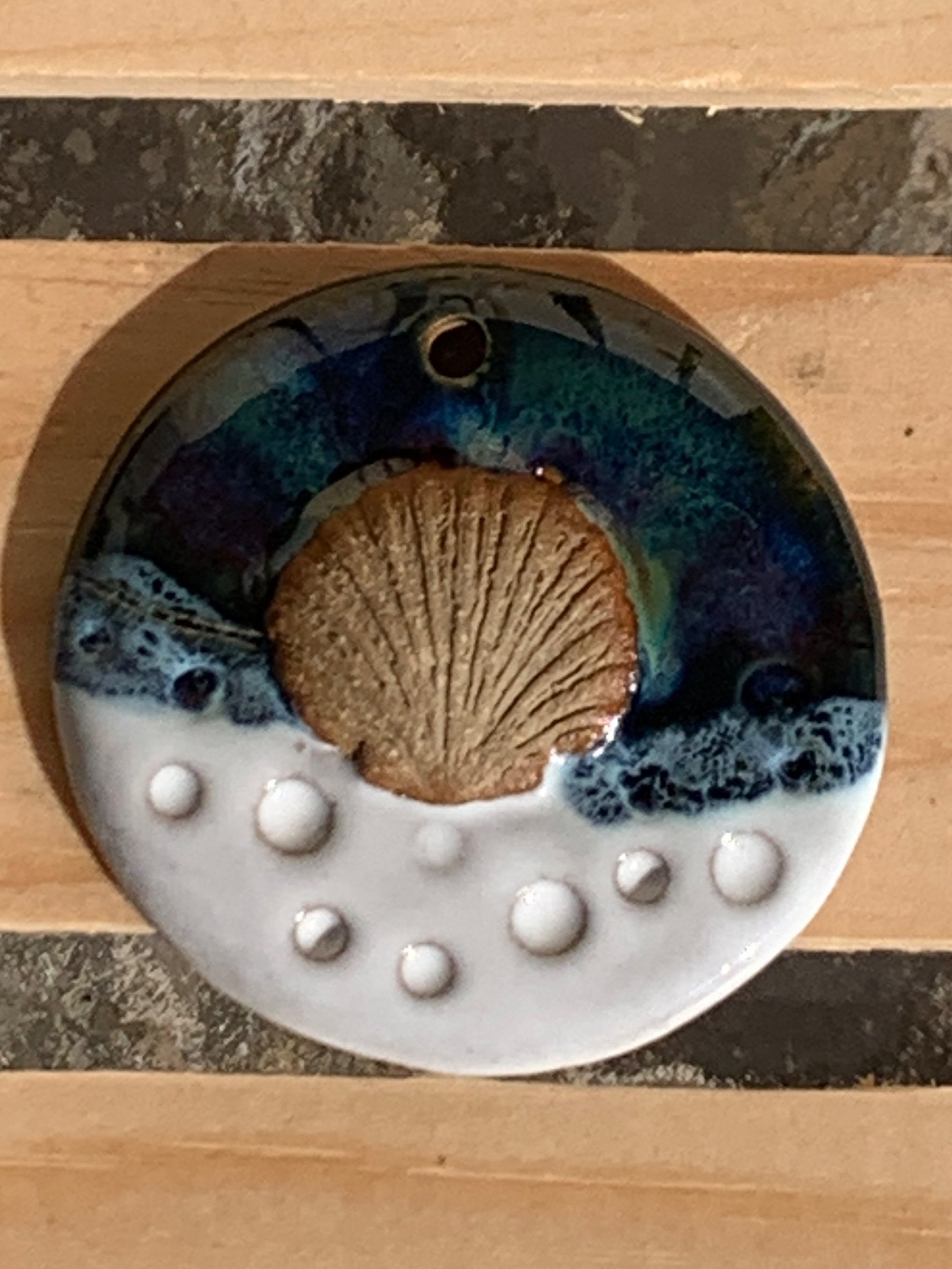 Galaxy Shell Ornament