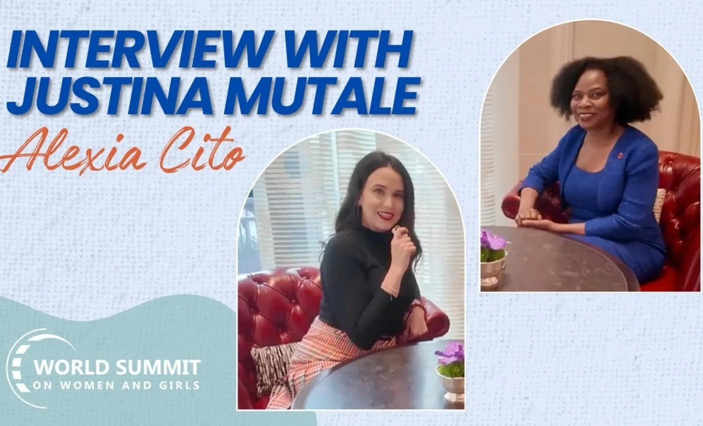 Incredible Interview with Dr. Justina Mutale at the World Summit On Women &amp; Girls