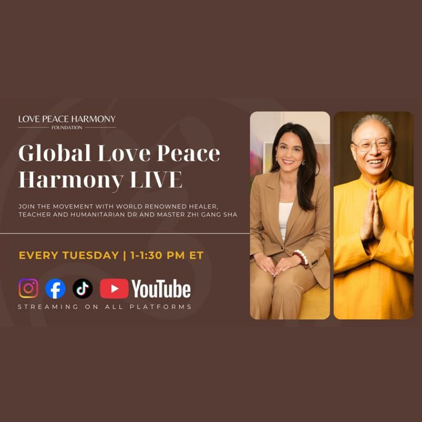Global Love Peace Harmony Live Led by Dr &amp; Master Sha.
