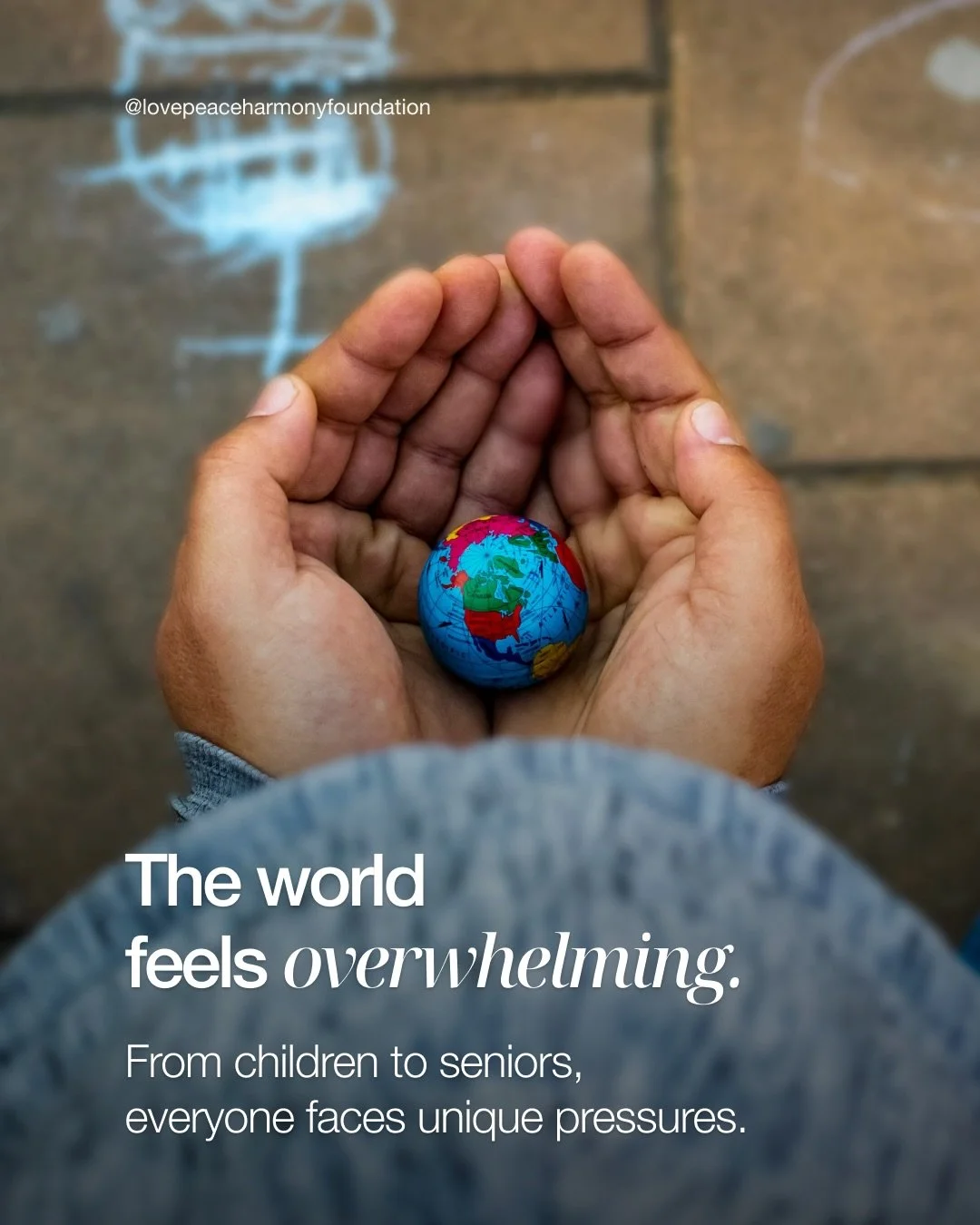 The world feels overwhelming, and finding peace can feel out of reach. But inner balance is possible - no matter your age, background, or circumstances.

At Love Peace Harmony, we believe small, consistent steps lead to lasting change. Whether you&rs