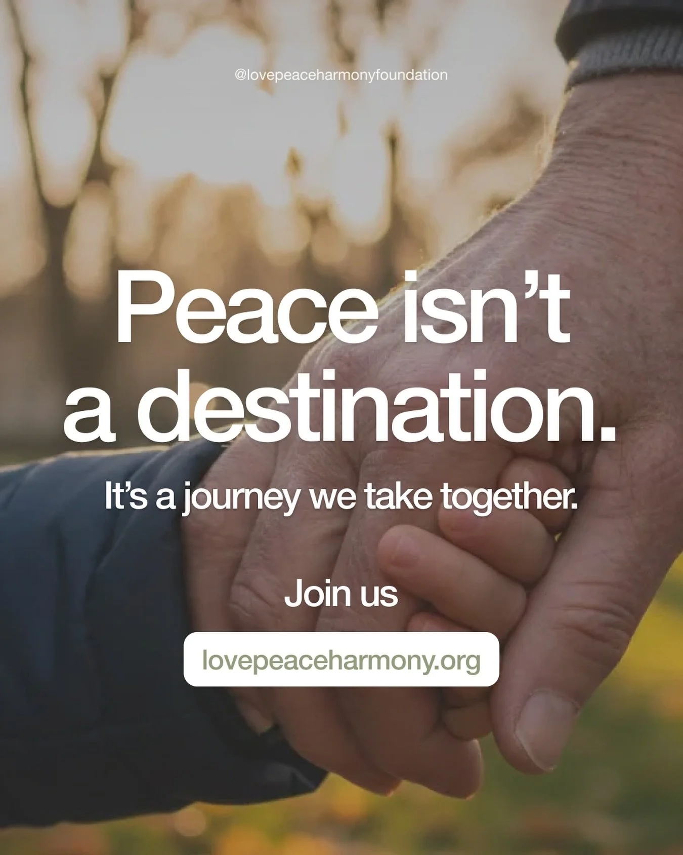 We&rsquo;re not just imagining a better world, we&rsquo;re building it. Every step we take in this journey brings us closer to the peace we all deserve - a peace that starts from within and extends to everyone around us.

You don&rsquo;t have to do t