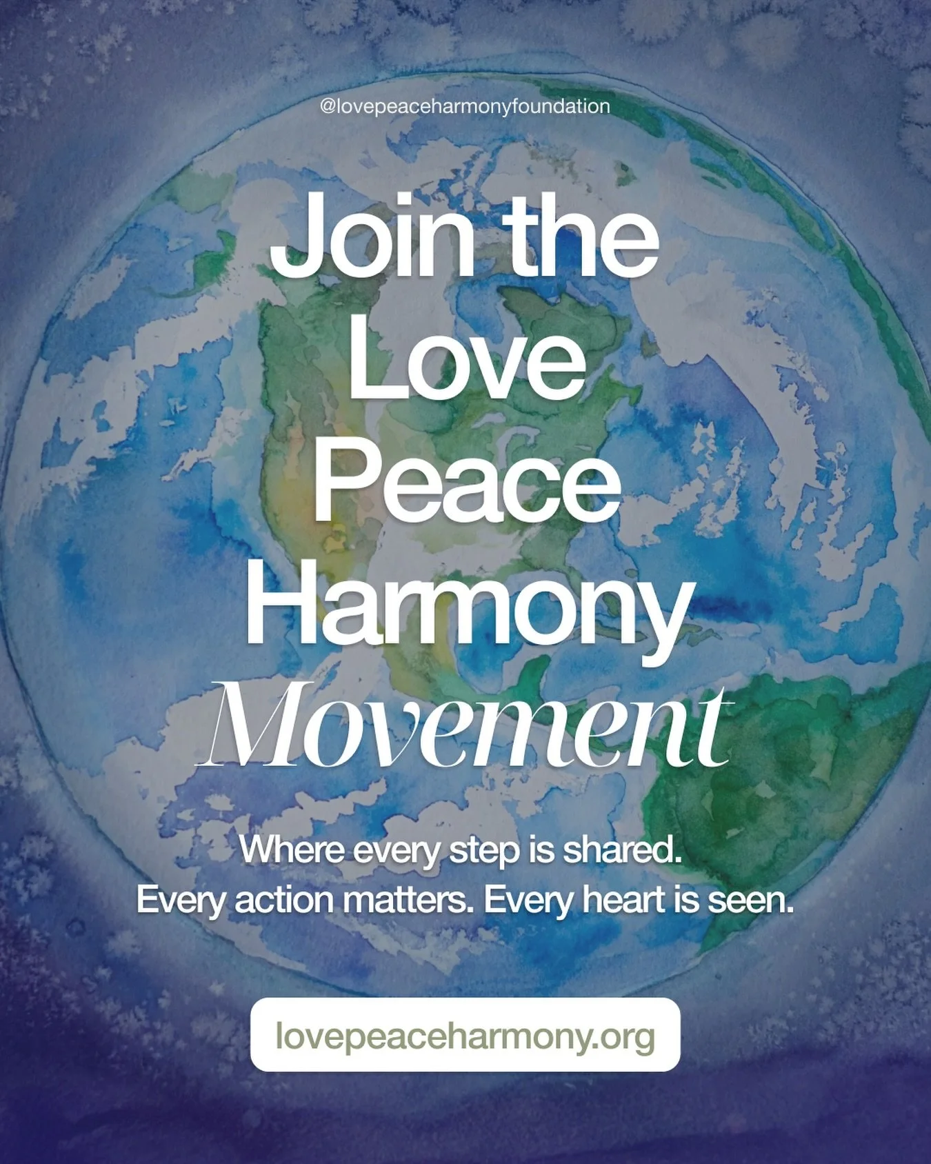 Join the Love Peace Harmony Movement, where every action makes an impact and every heart contributes to a greater purpose.
This isn&rsquo;t just about being part of a group - it&rsquo;s about being part of something that transforms lives and heals th