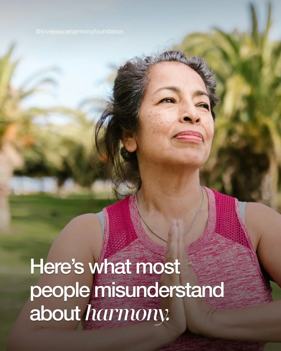 Many people associate harmony with everything being peaceful and conflict-free.

Real harmony looks different.

It shows up when a parent stays calm during a difficult moment. When a teacher guides a tense classroom back to focus. When a community di