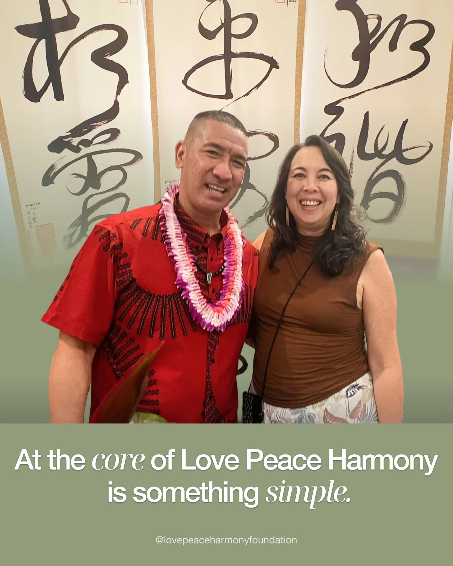 Love Peace Harmony exists to support a simple but powerful idea: when individuals strengthen their inner balance, the world around them begins to change.

Through shared practices like the Love Peace Harmony Song and Love Peace Harmony Calligraphy, o