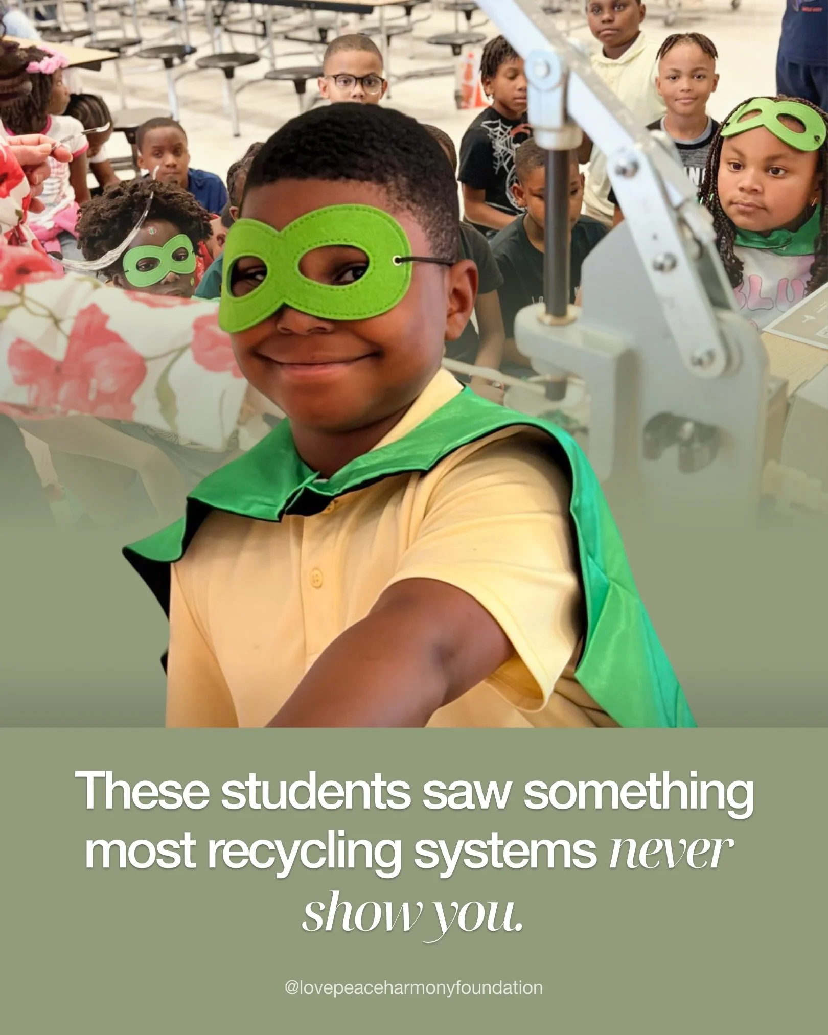 In the Plastic to Purpose workshop, students watched ordinary plastic transform into something meaningful. Holding it in their hands, they discovered how everyday materials can become practical creations.

Through hands-on activities and Love Peace H