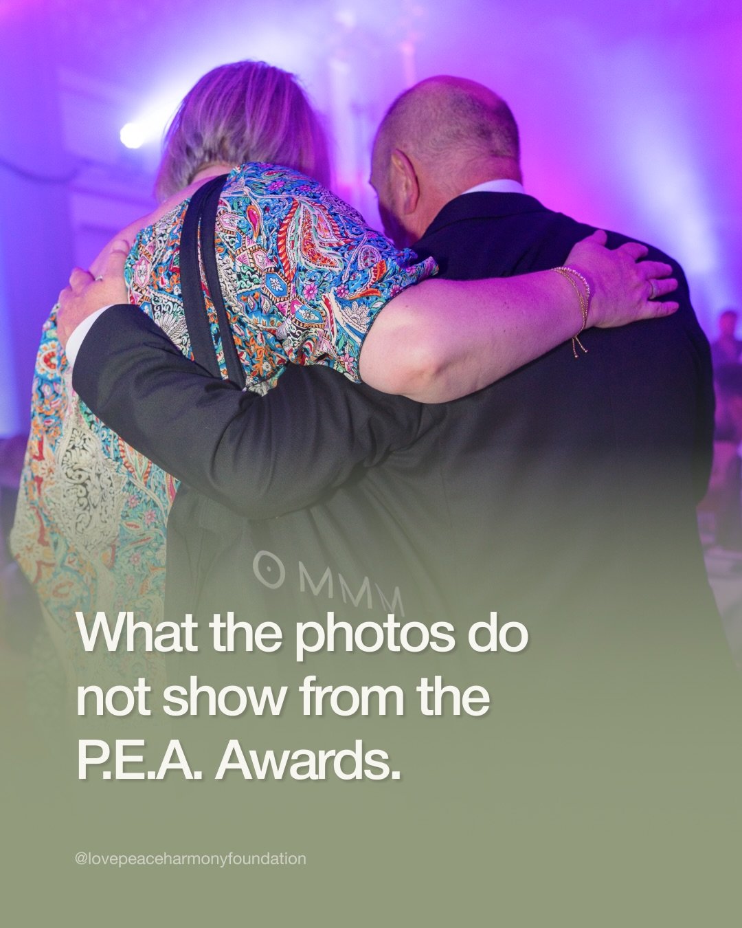 Event photos often show the polished version of a night. They show the smiles, the stage, the room, and the big moments. What they rarely show is the emotion a team carries quietly.

For Love Peace Harmony, this evening held years of dedication in on