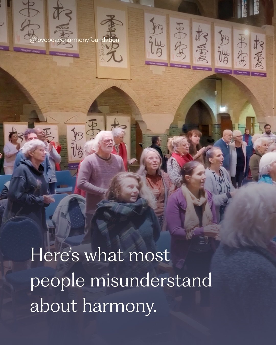 Many people associate harmony with everything being peaceful and conflict-free.

Real harmony looks different.

It shows up when a parent stays calm during a difficult moment. When a teacher guides a tense classroom back to focus. When a community di