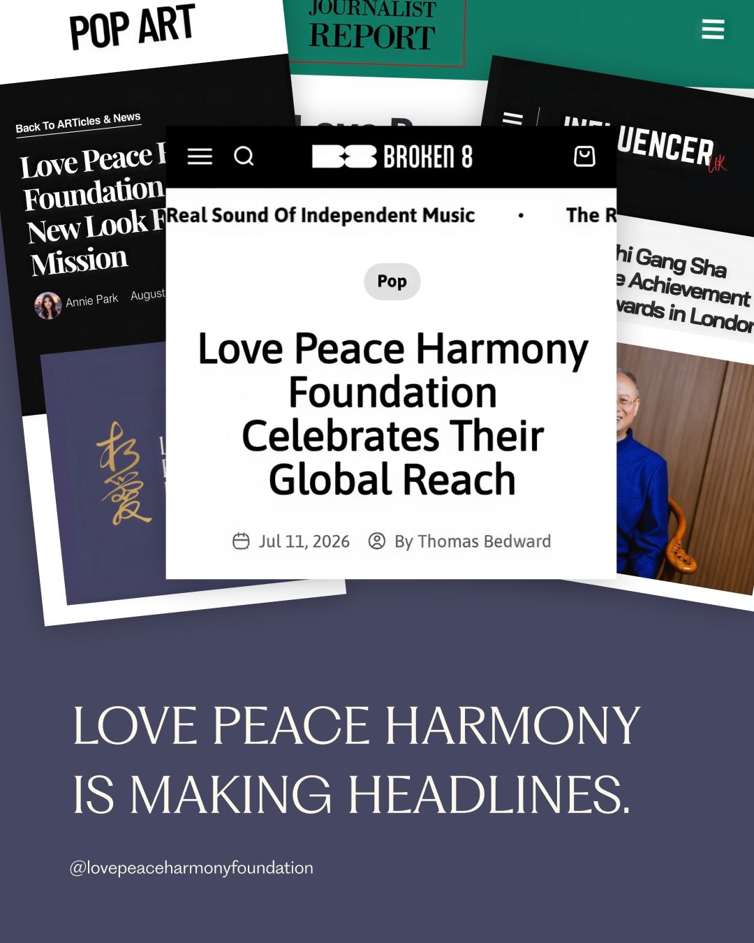 There is something quite special about seeing the Love Peace Harmony story being shared outside of our own community.

For a long time, we have seen the work up close. We have watched volunteers show up, communities come together, projects grow, and 
