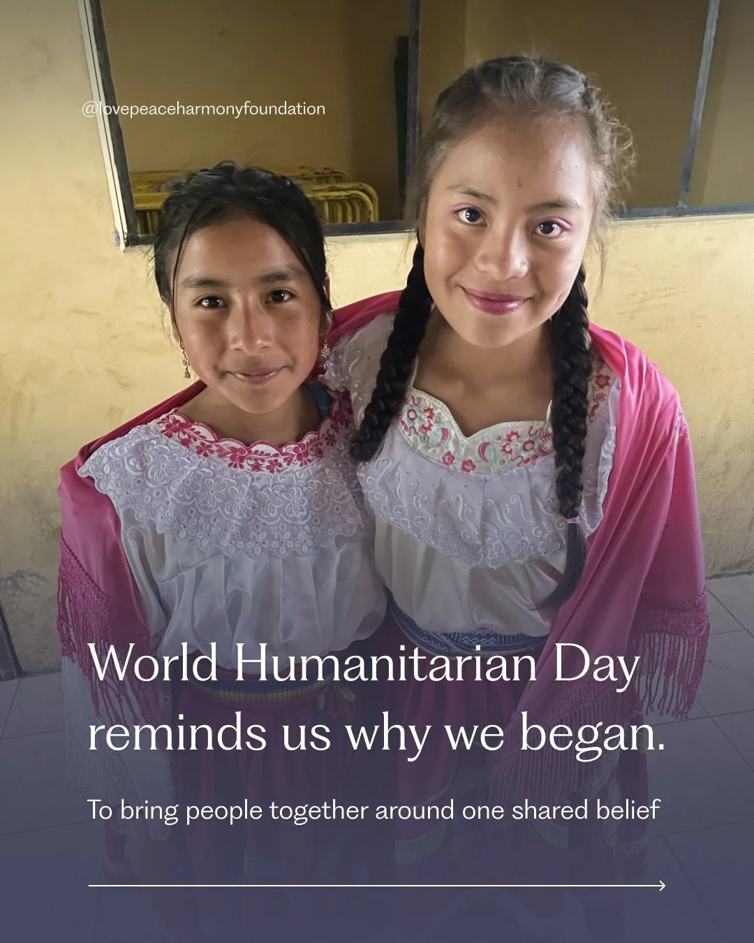 World Humanitarian Day gives us a moment to come back to what this work really means.

Behind every project are people.

People giving their time. People showing up for their communities. People choosing to care for the world around them and for one 