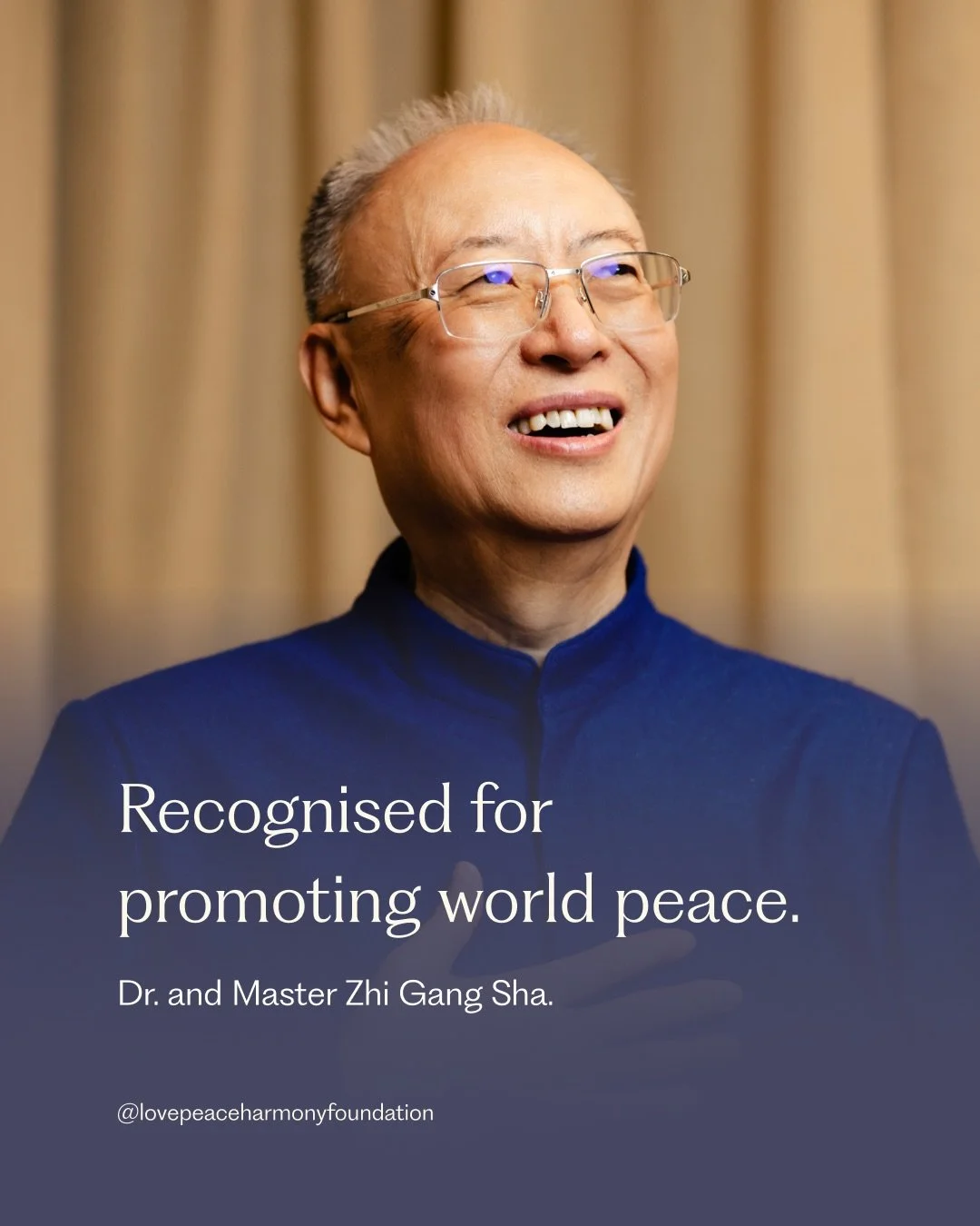 Awards can recognise a contribution.

Lasting impact depends on what people continue building afterward.

Master Sha&rsquo;s commitment to world peace now lives through Love Peace Harmony programmes and projects that support wellbeing, strengthen com
