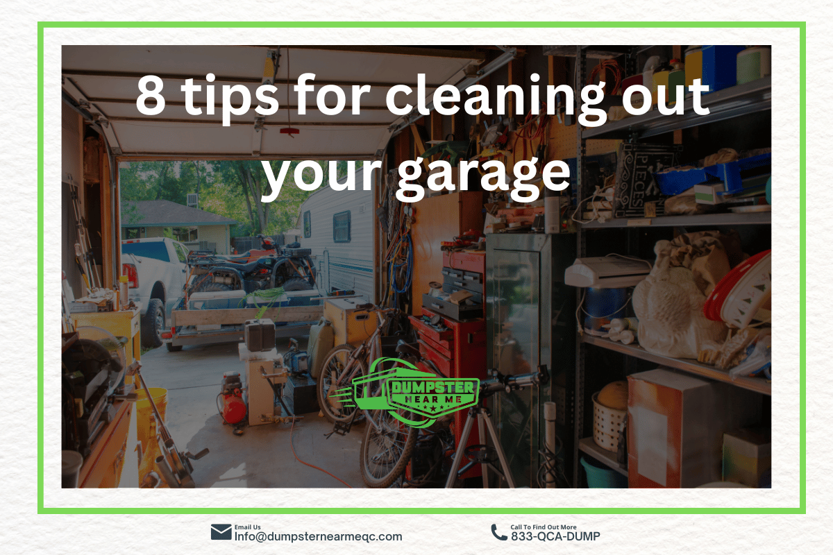 Tips for cleaning out your garage
