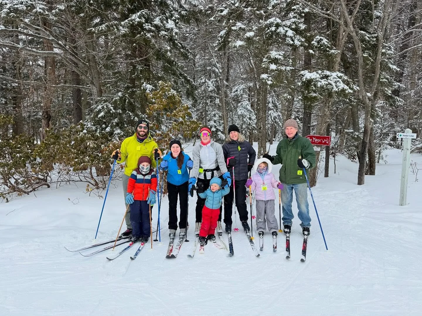 A beautiful Notchview family ski day!❄️⛷️Shoutout to Caleb for crushing his first ski season!