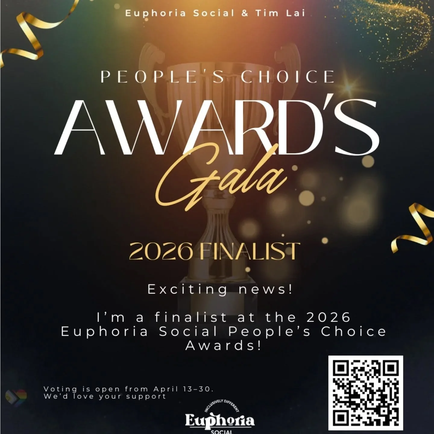 Voting closed tomorrow, 30 April at 8 pm AEST.

Many gratitude to @euphoria_social for listing us as a finalist at this year's People's Choice Awards. 

We are a micro business run by a queer person of colour who is non-binary and a practising Muslim