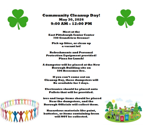 East Pittsburgh Community Clean Up