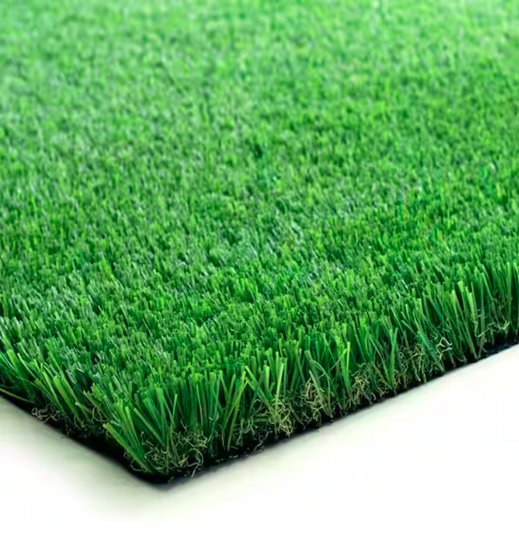 LITA Natural Thick Realistic Deluxe Green Artificial Grass Turf - Home Depot - 12'x8'
