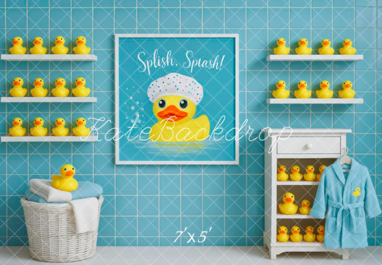 Rubber Duck - Kate Backdrop - Micro Fiber - 7'x5'