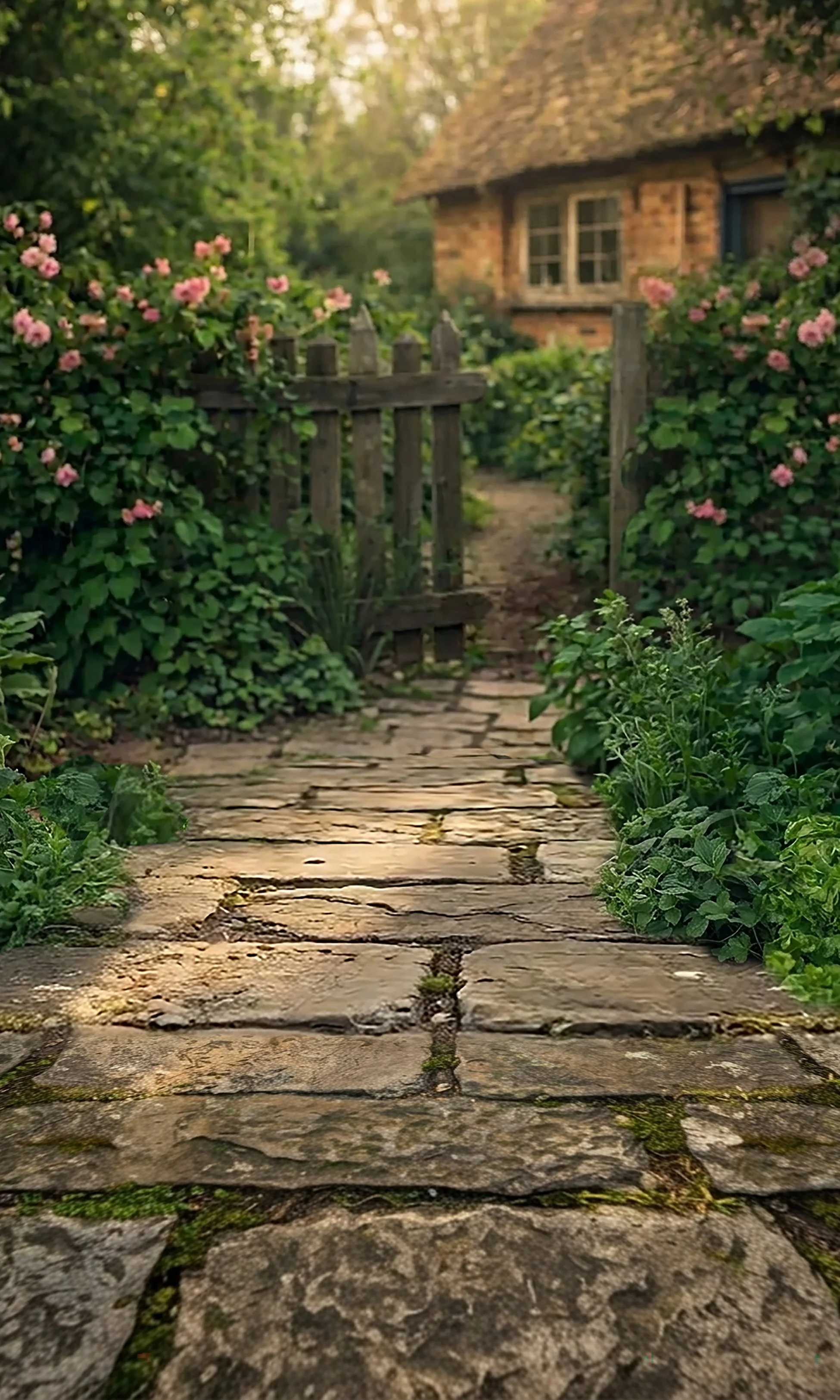 Springtime Cottage Garden - Kate Backdrops- Sweep - 9'x15'