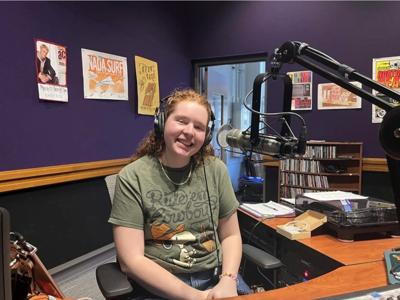 Why did I become a DJ for WXCU?