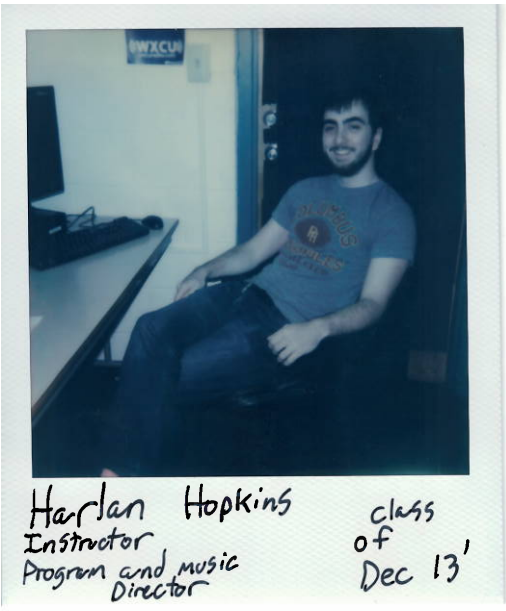 Harlan Hopkins Instructor, Program and Music Director Class of Dec 13