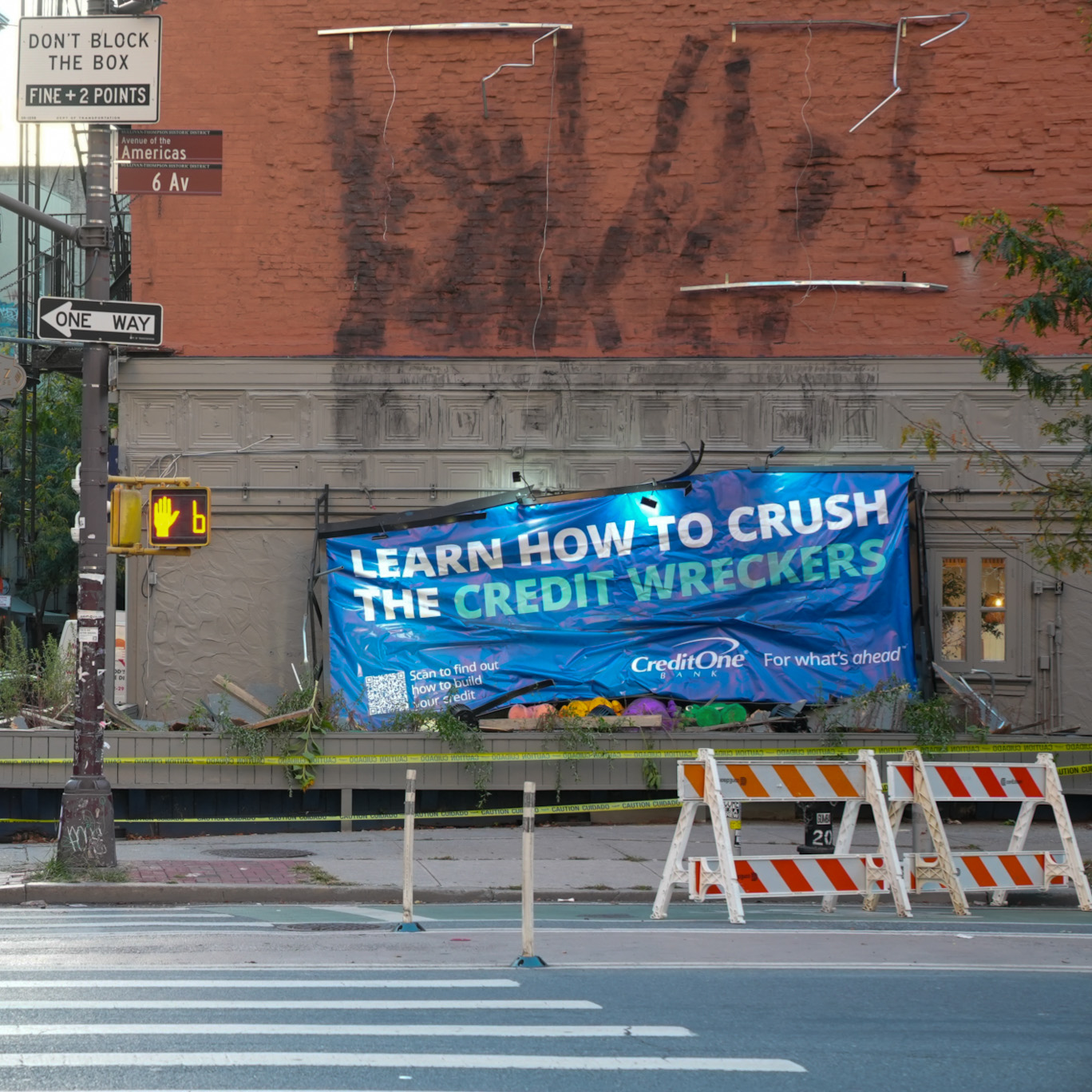 Crush the Credit Wreckers Stunt