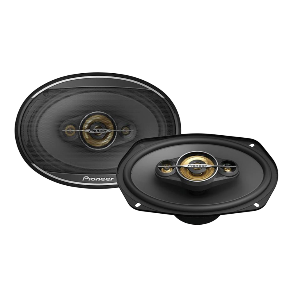 Pioneer スピーカー ブラック Pioneer TS-A6971F 6x9