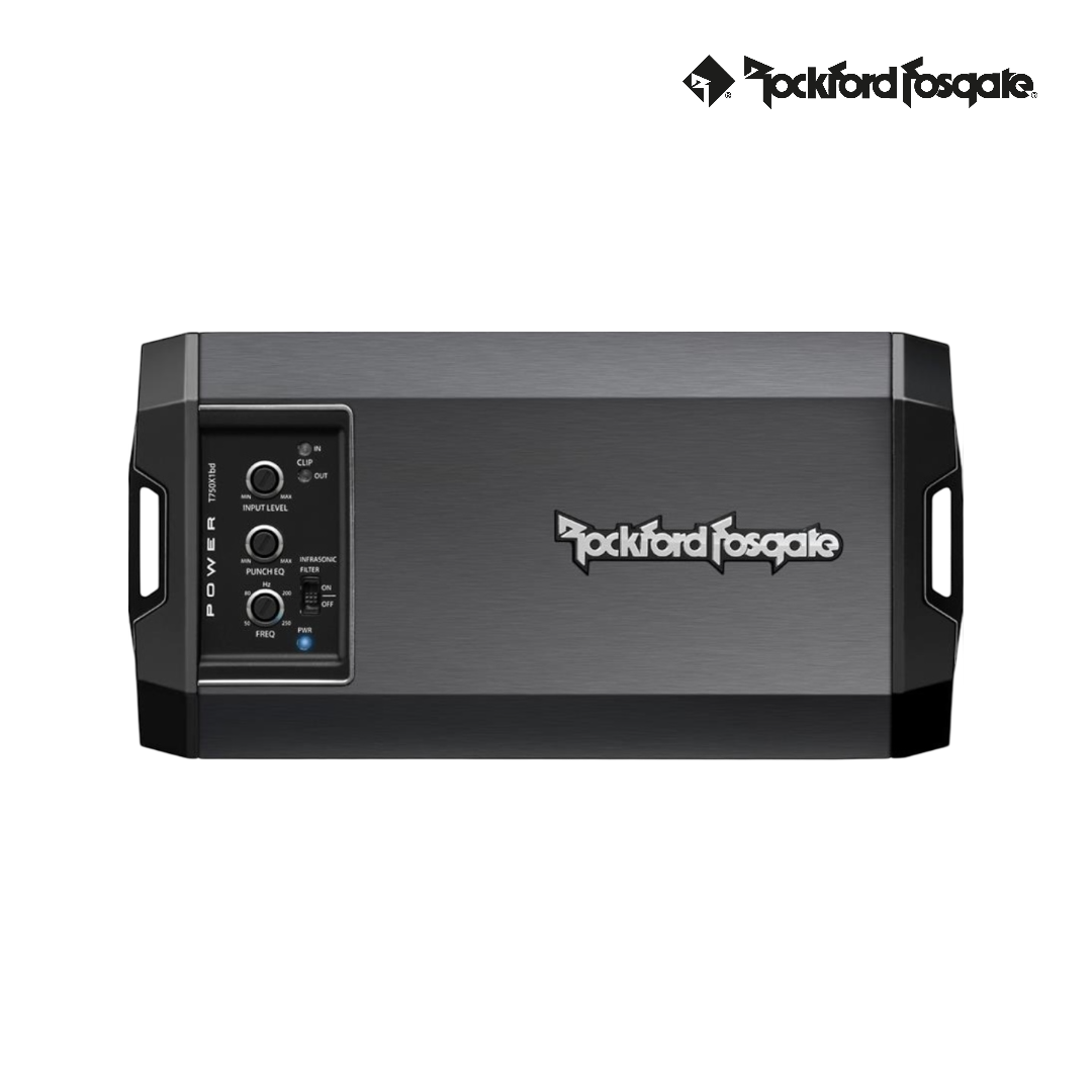 Compact mono subwoofer amplifier — 750 watts RMS x 1 at 1 to 2 ohms T750X1bd