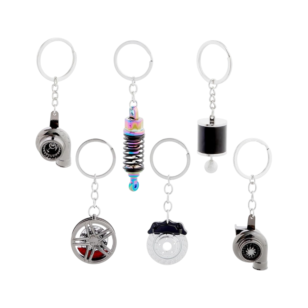 Metal Car Parts Keychain