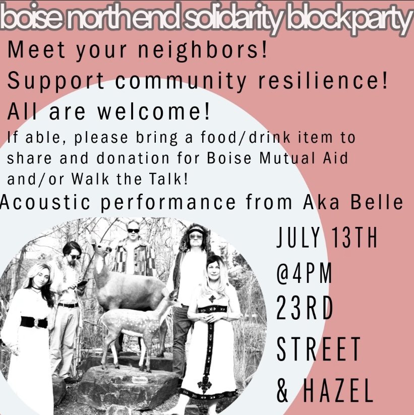 BOISE NORTHEND SOLIDARITY BLOCKPARTY