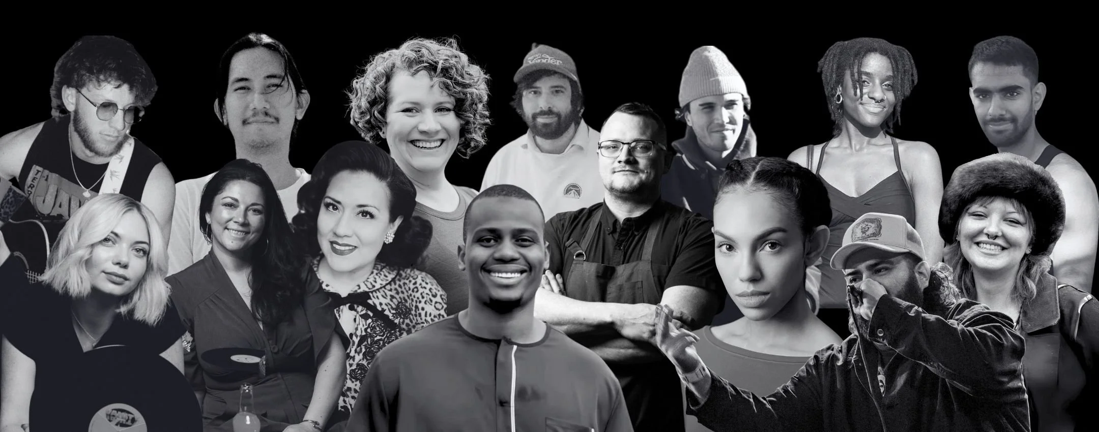 The Boise's Best roster headshot collaged together.