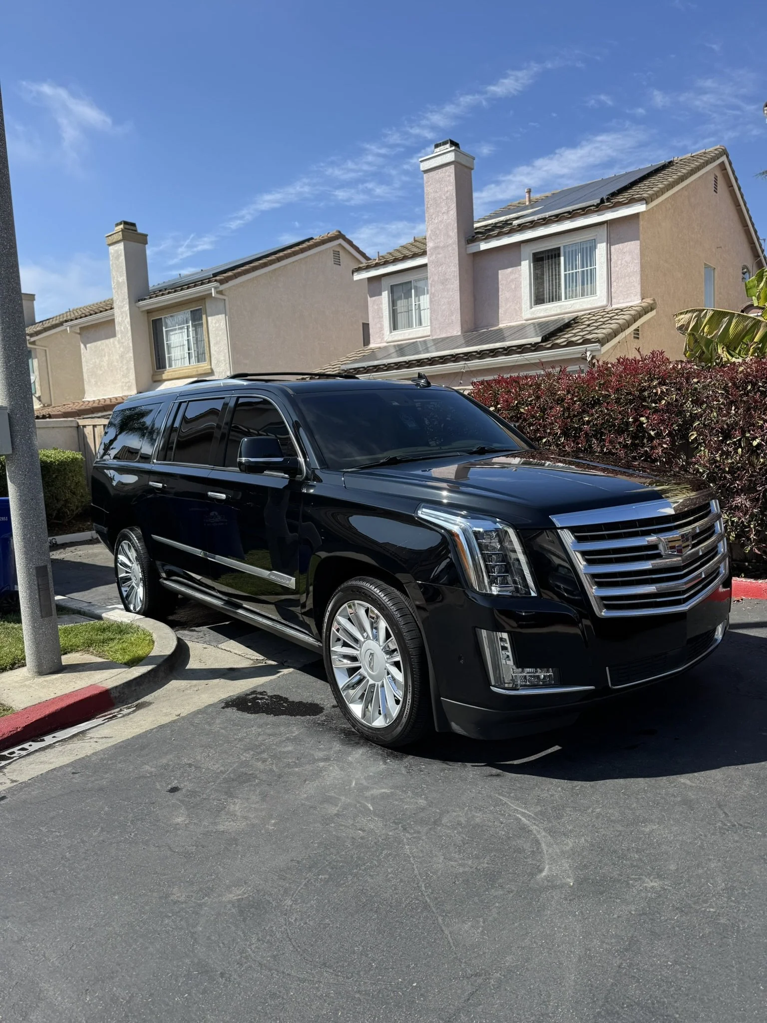 Black SUV car cleaned and refreshed at Golden State Auto Wash & Detail