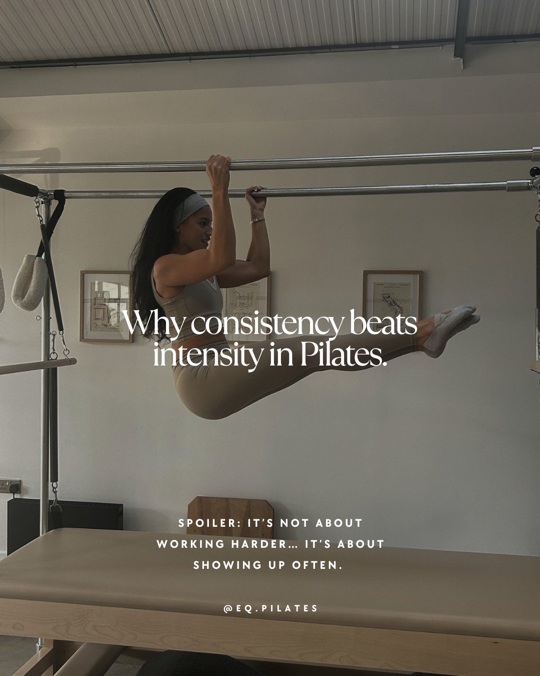 Consistency isn&rsquo;t flashy - but it&rsquo;s where real change happens ✨

You don&rsquo;t need to crush every workout.
You need to show up, move with intention, and give your body time to adapt.

Pilates builds strength from the inside out - layer