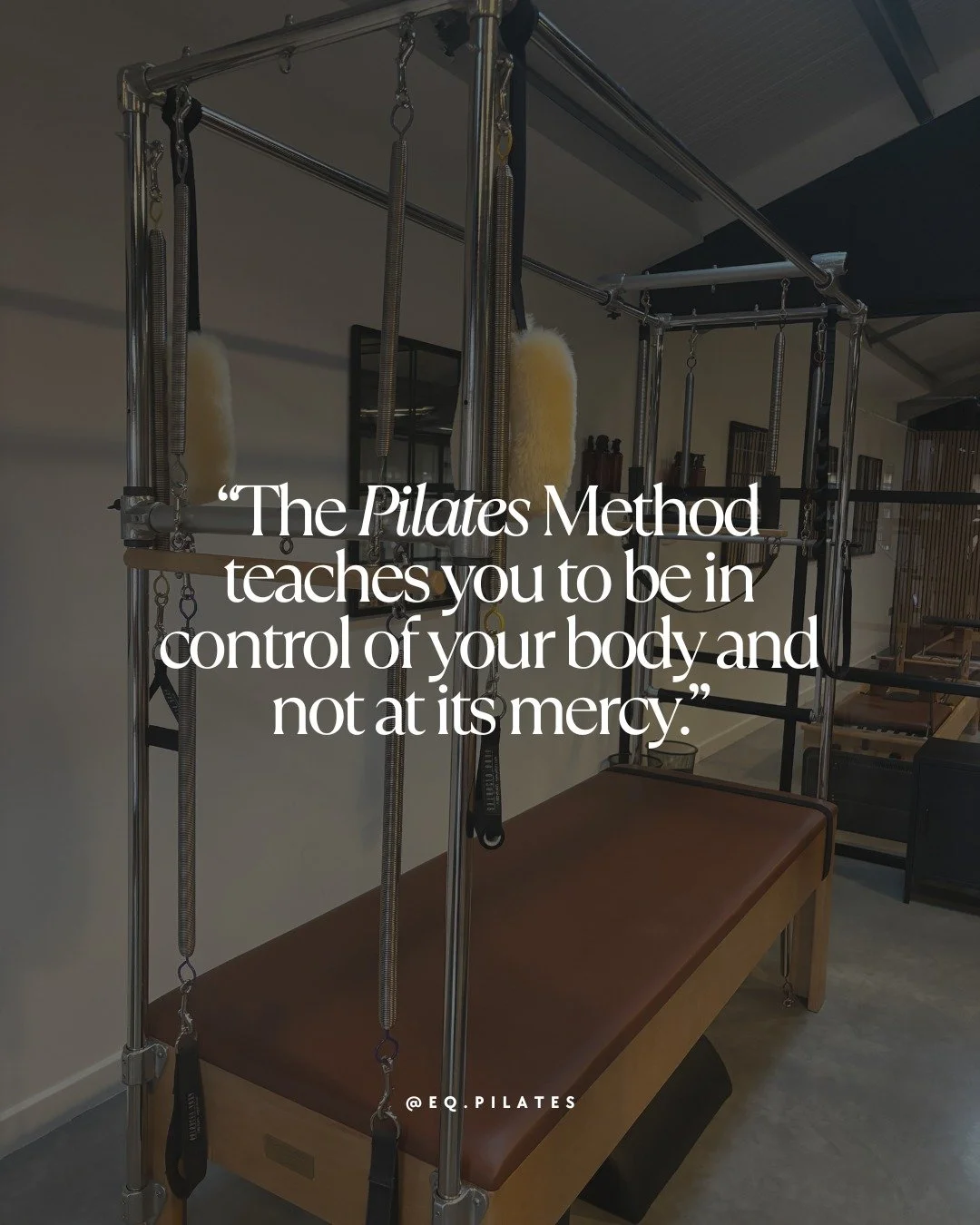 Real Pilates is about more than just movement - it&rsquo;s about control, precision, strength, and connection. 

Every exercise has purpose, every movement has intention, and every session is designed to help you truly understand your body.

No short